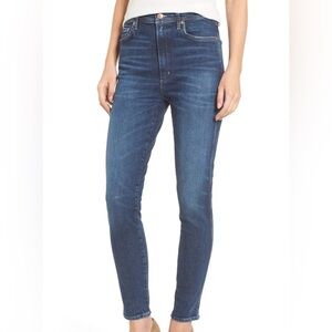 A Golde Women’s High Rise Skinny Denim Jeans
Size 28 Medium Wash